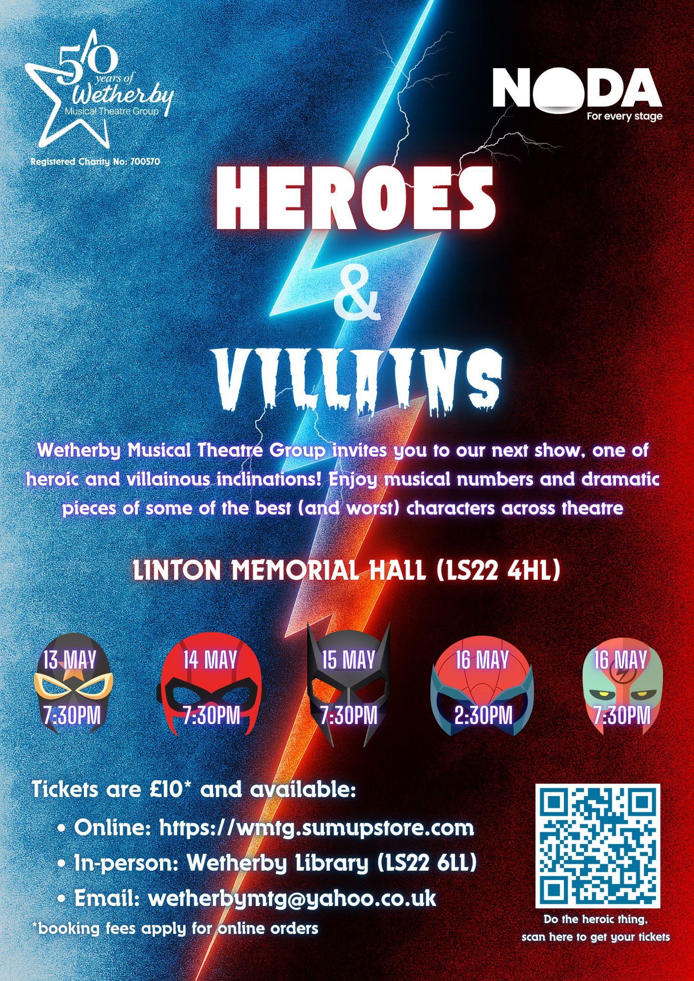 Heroes & Villains, 2026 (Cabaret) – TICKETS ON SALE NOW