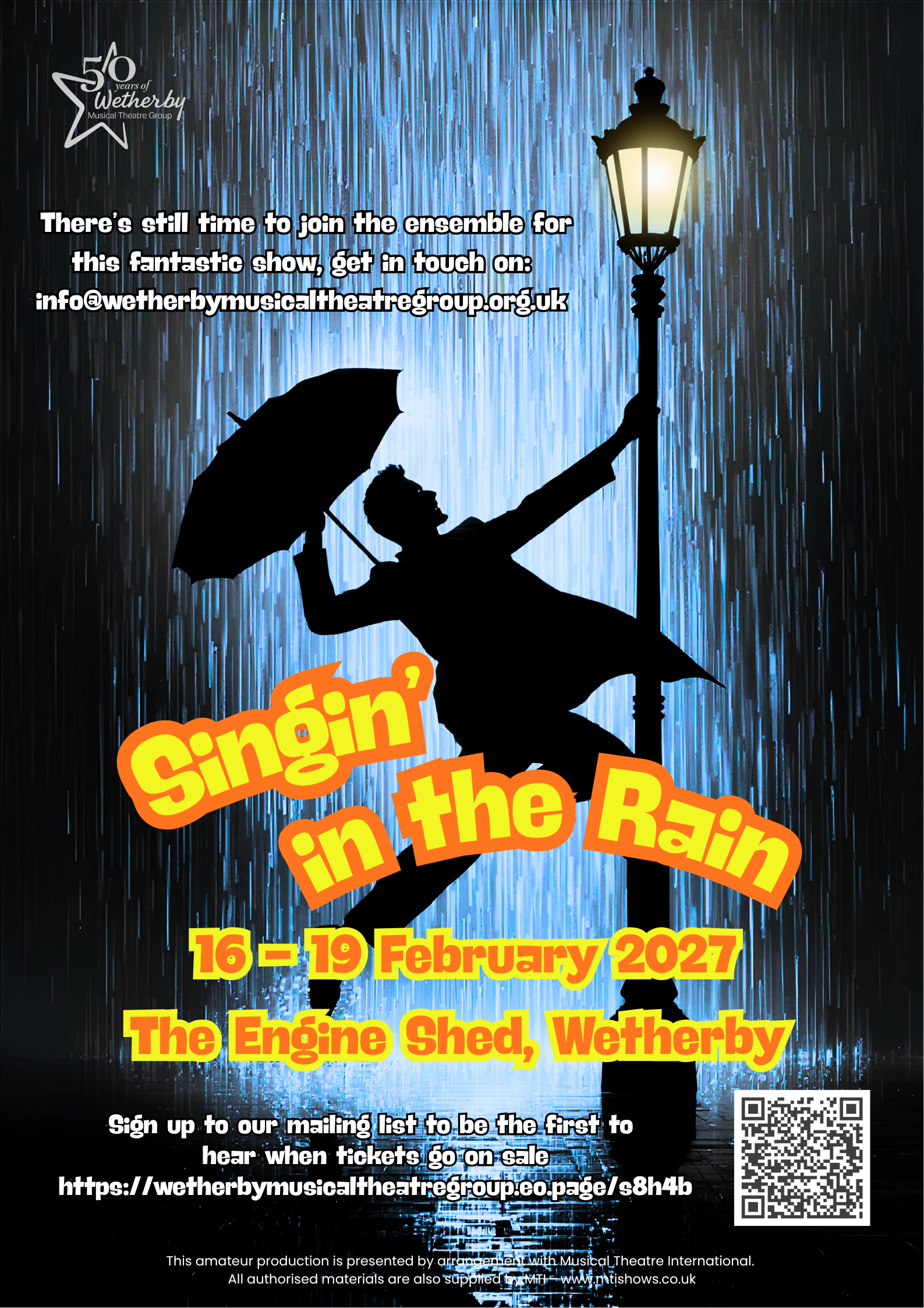 Singin’ in the Rain, 2027 (Musical)